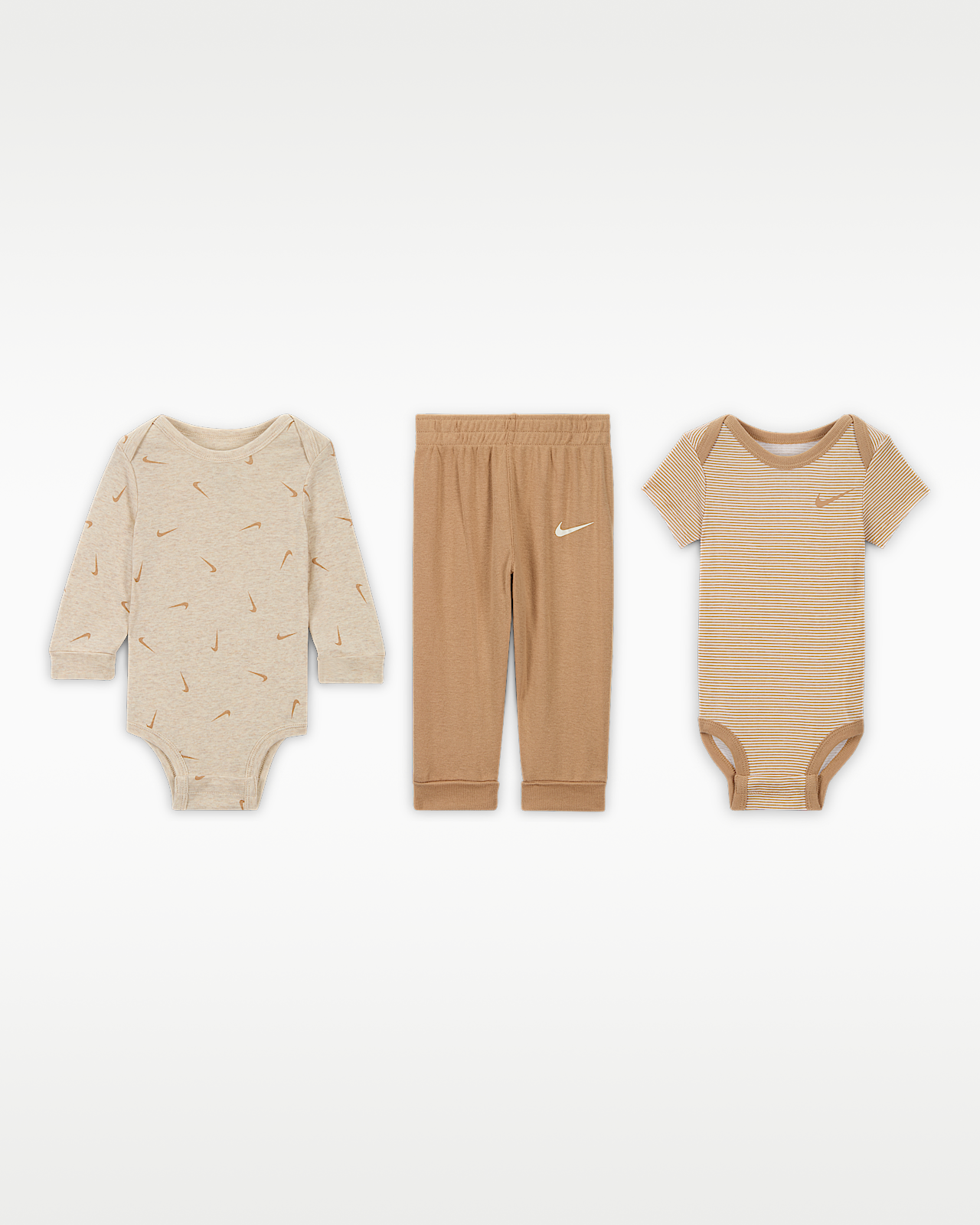 Детские  Nike Baby (0-9M) 3-Piece Bodysuits and Pants Set