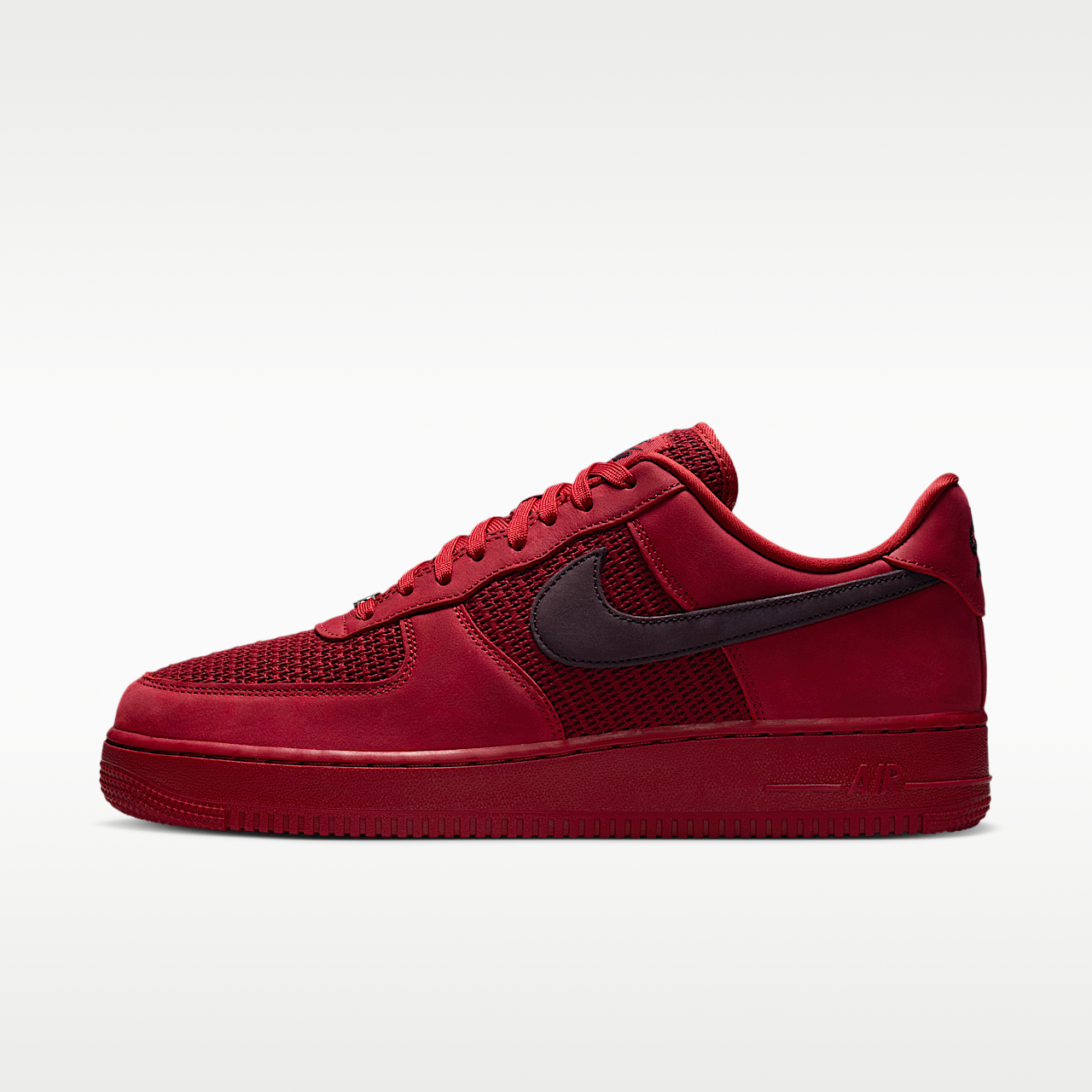 Nike Air Force 1 '07 LV8 (Tough Red/Team Red/Metallic Silver/Tough Red)