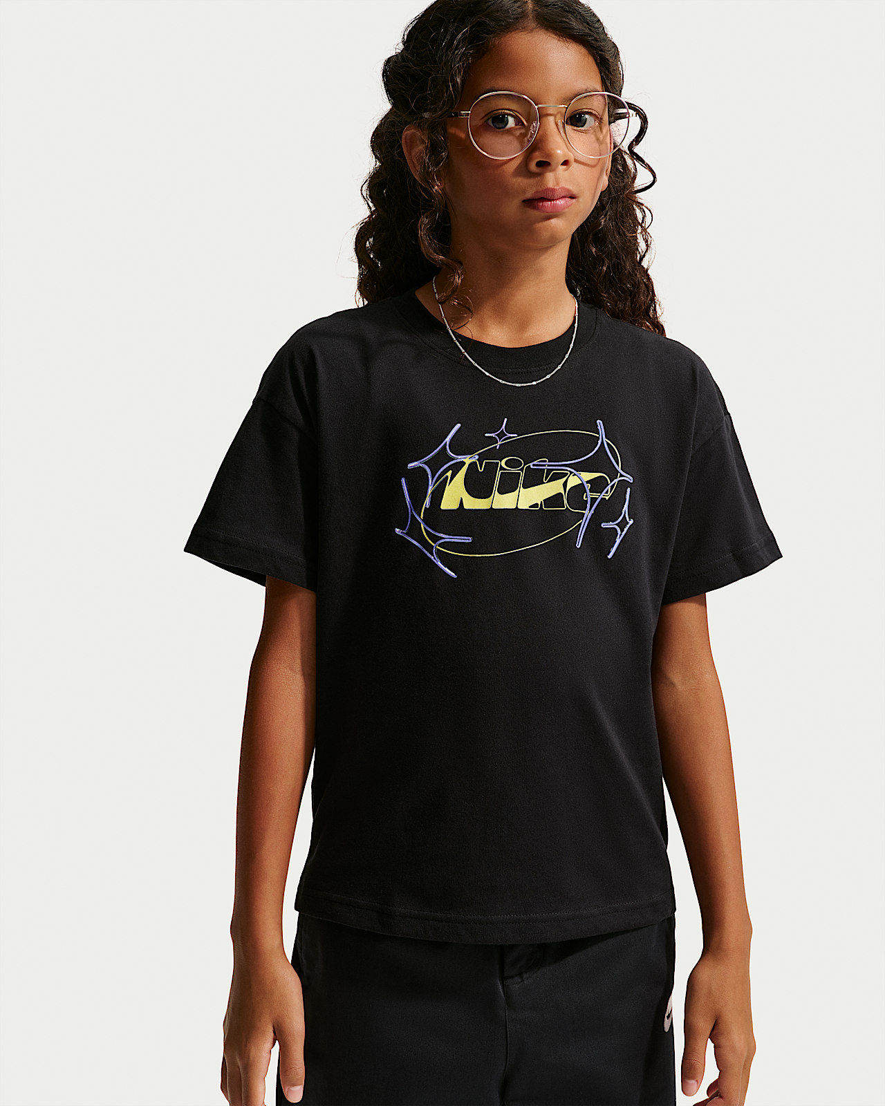 Детская футболка Nike Sportswear Big Kids' (Girls')
