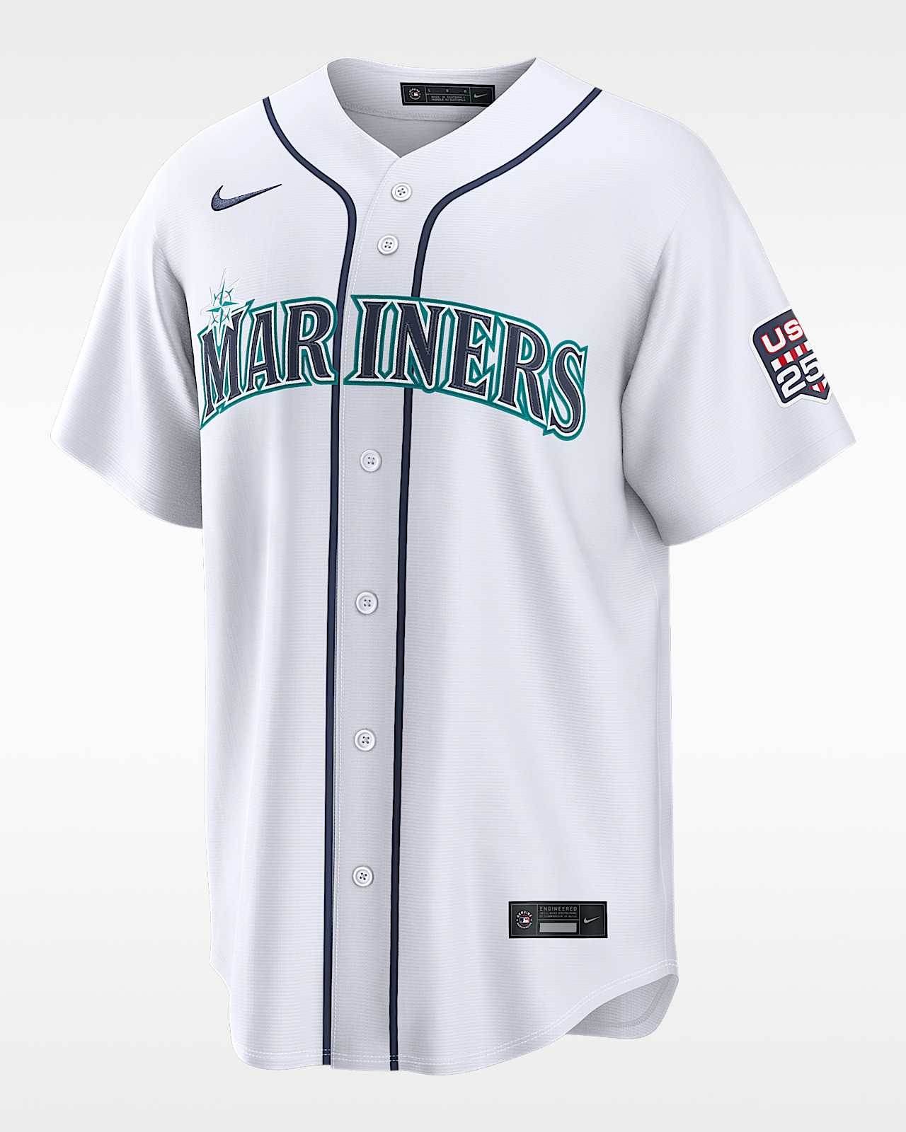 Мужские джерси Cal Raleigh Seattle Mariners USA 250 Nike MLB Stadium Jersey