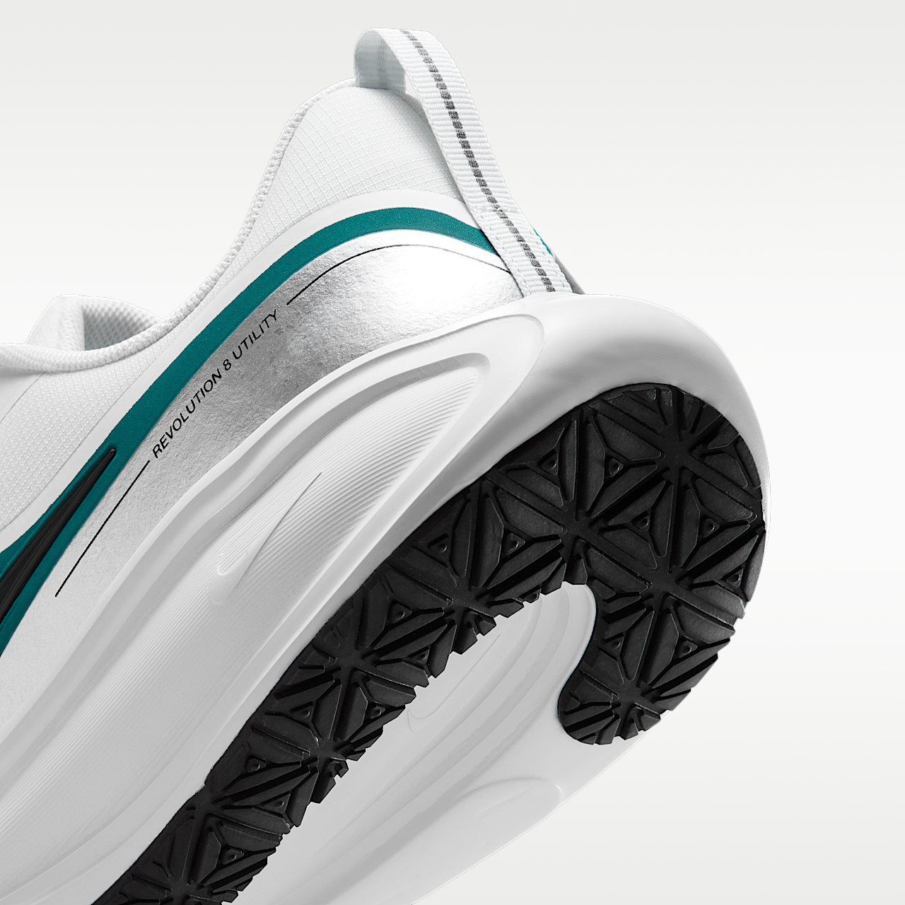 Nike  sneaker Off White/Bright Spruce/Metallic Silver/Zwart