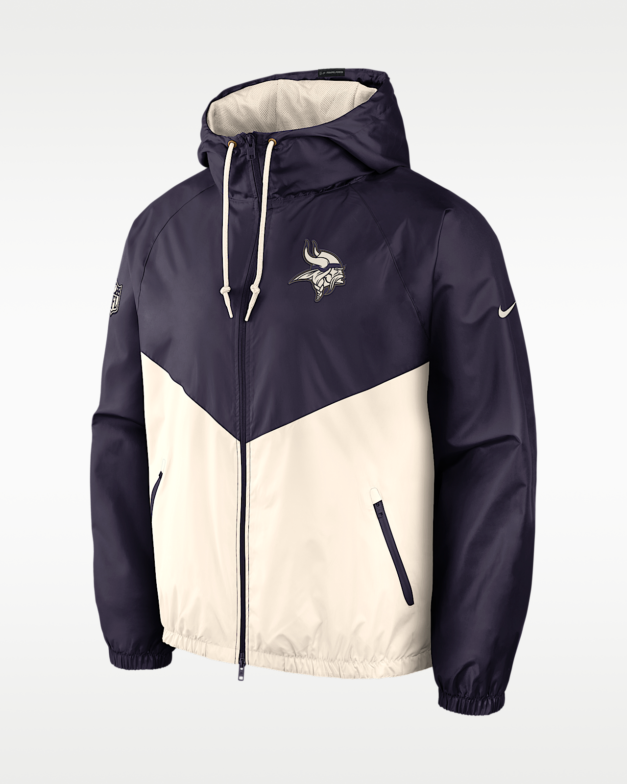 Мужская куртка Minnesota Vikings Rivalries Collection Windrunner Nike NFL Full-Zip для бега