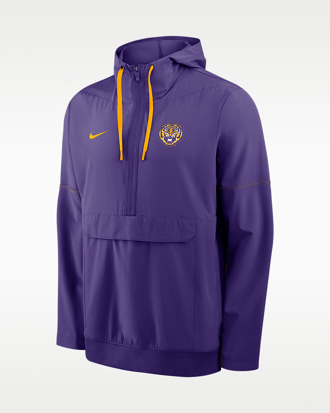 Мужская куртка LSU Sideline Anorak Nike College 1/2-Zip Hooded