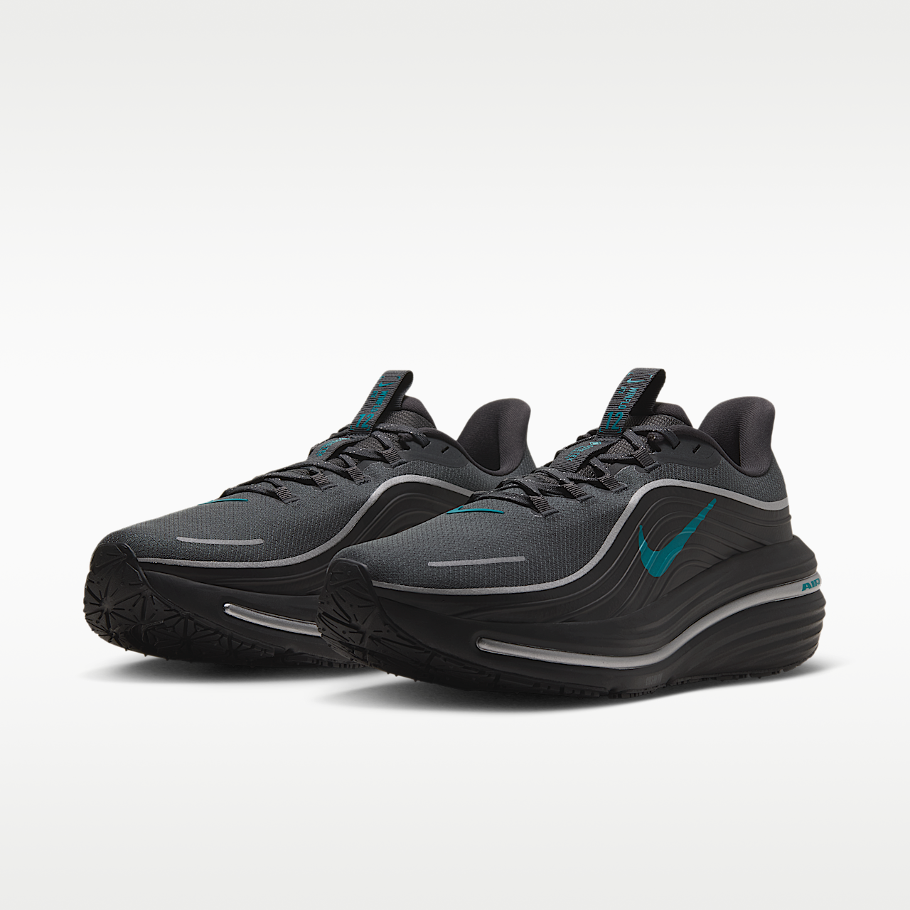 Nike  sneaker Anthracite/Zwart/Metallic Silver/Bright Spruce