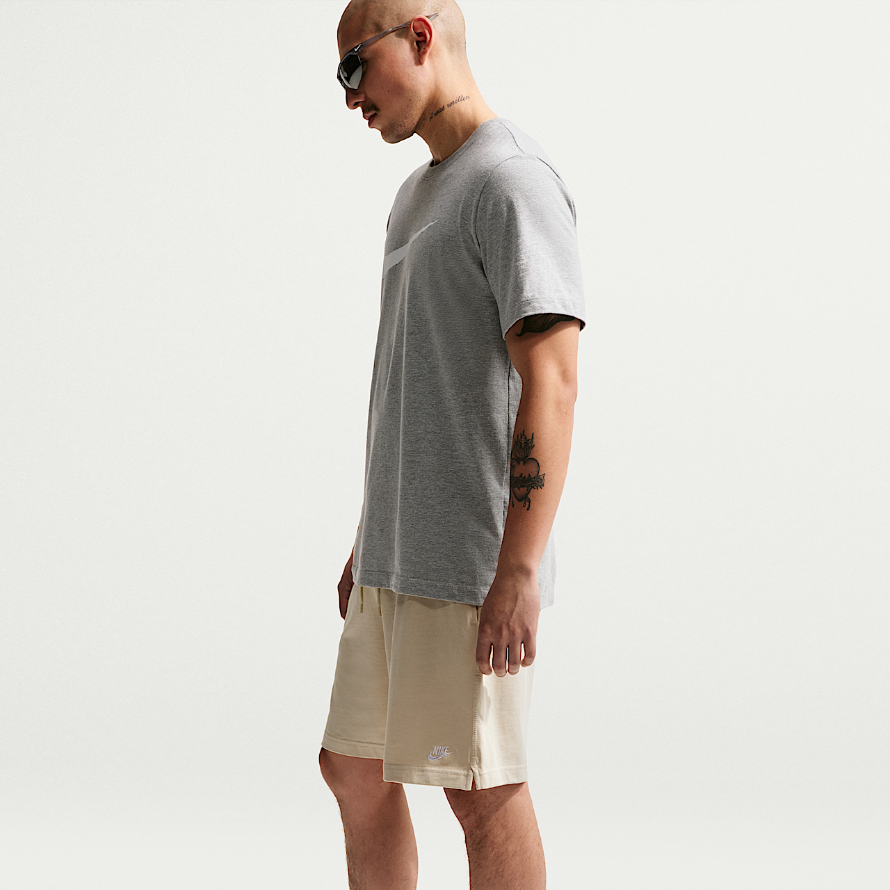 Nike  sneaker Light Khaki/Wit