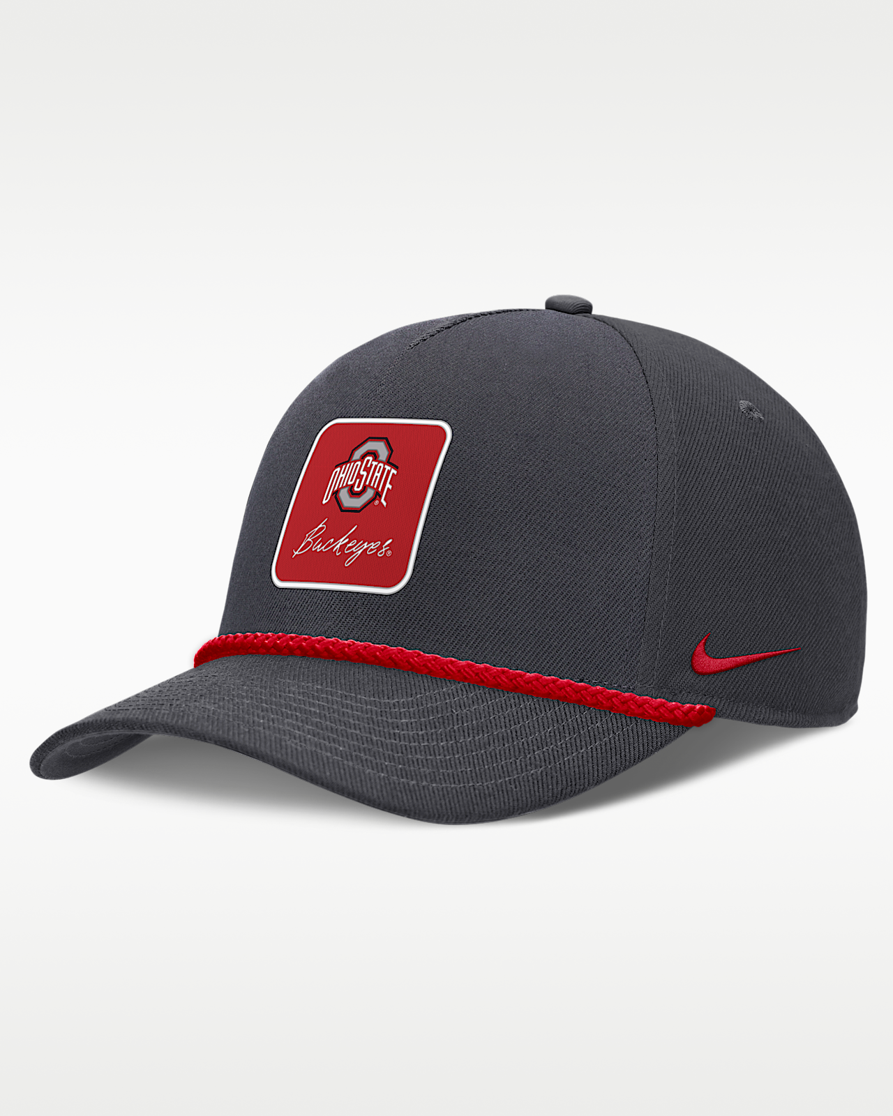 Женские  Ohio State Legacy Letter Rise Nike Dri-FIT College A-Frame Adjustable Hat