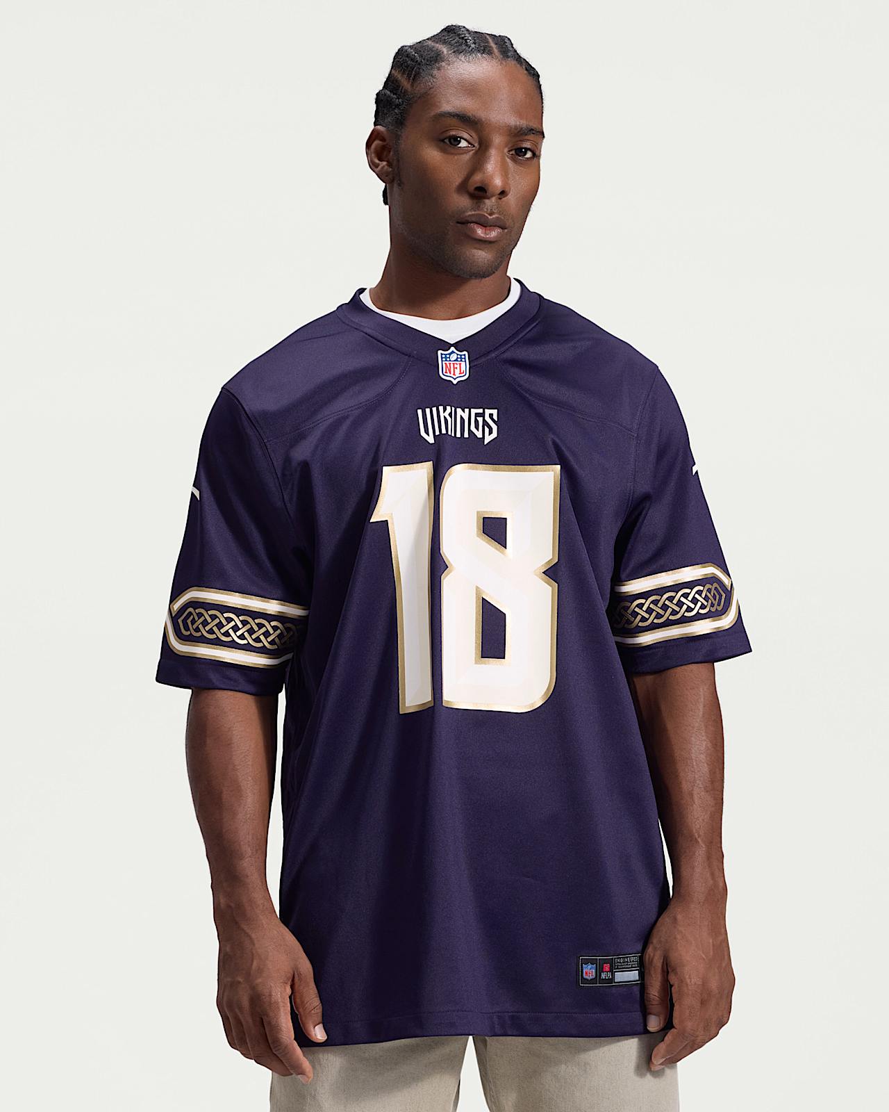 Мужские джерси Justin Jefferson Minnesota Vikings Rivalries Collection Nike NFL Game Jersey