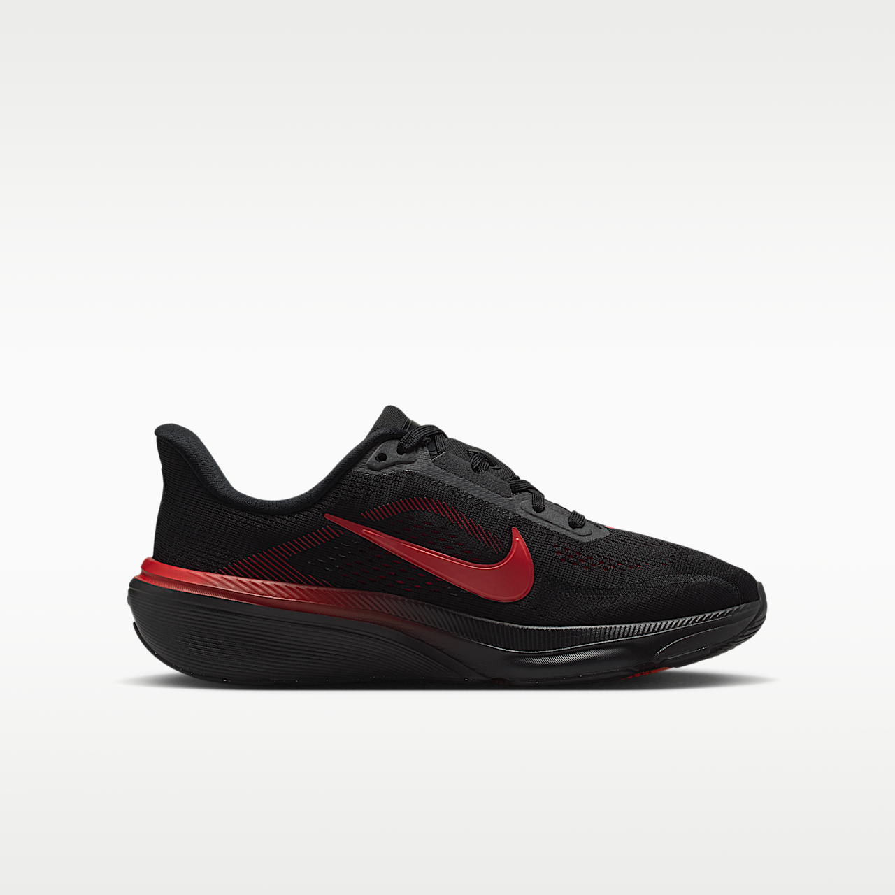 Nike Pegasus sneaker Zwart/University Red/Wolf Grey/Bright Crimson