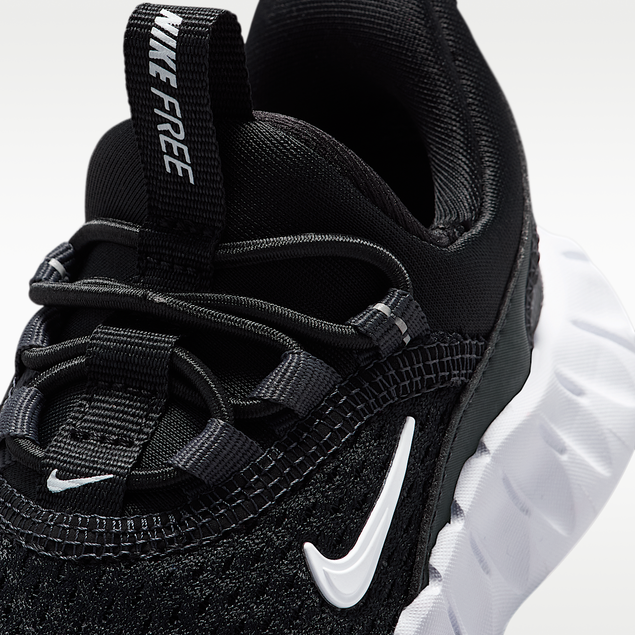 Nike Free sneaker Zwart/Anthracite/Wit