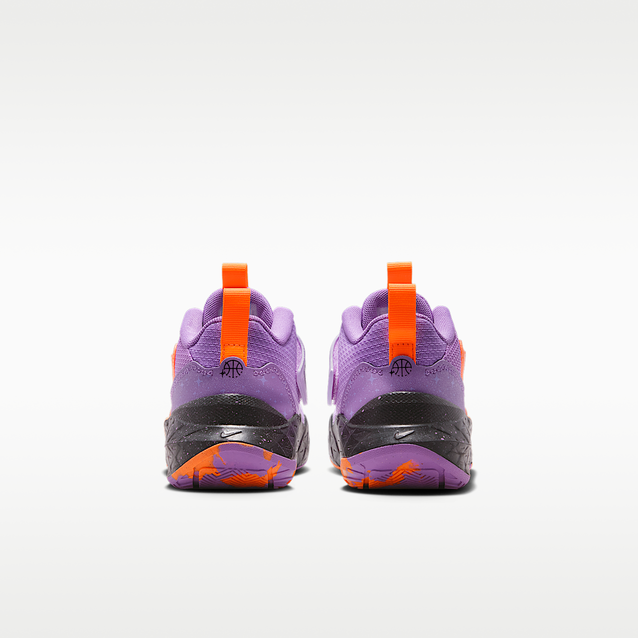 Nike  sneaker Bright Violet/Total Orange/Cool Grey/Zwart