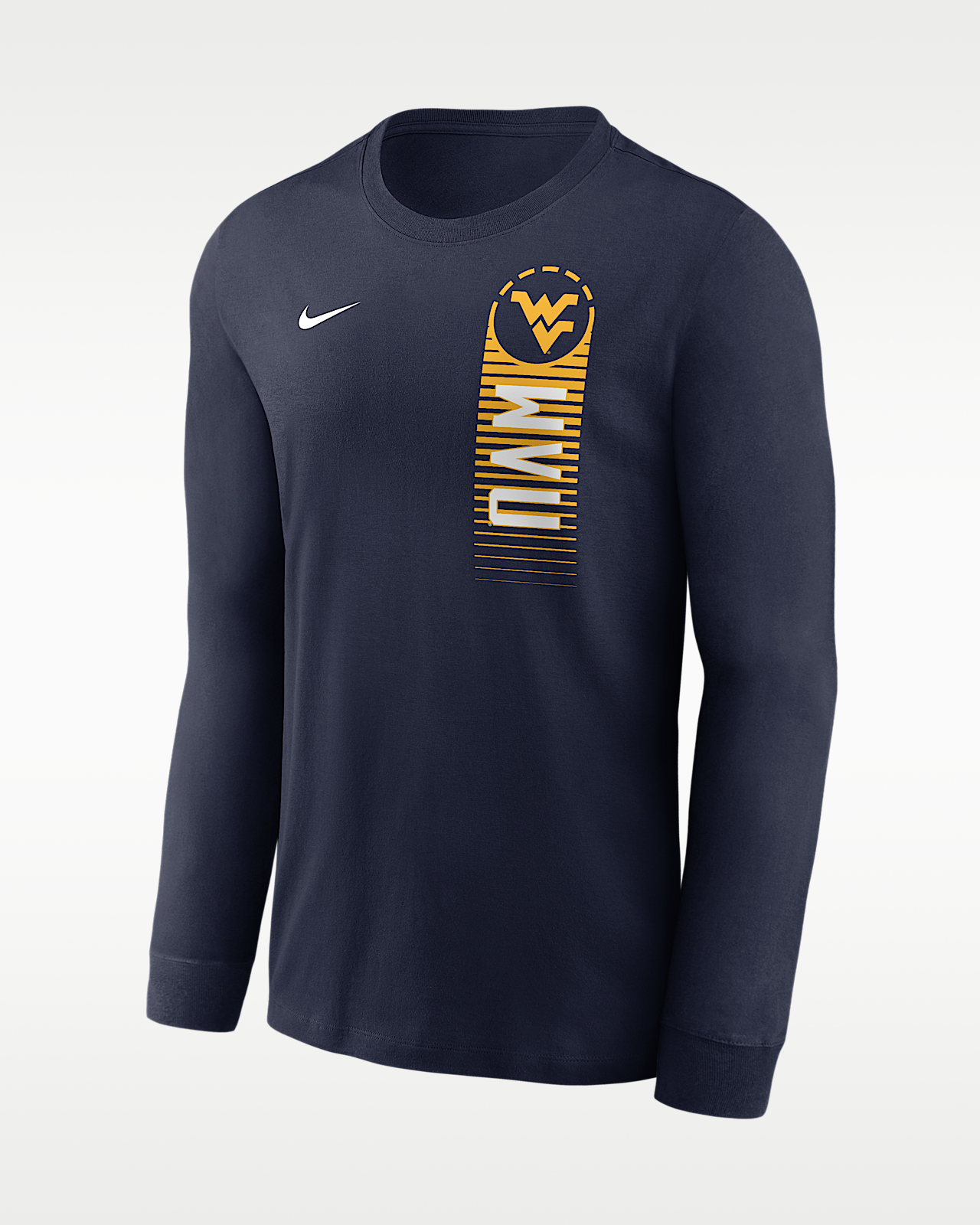 Мужская футболка West Virginia Primetime Nike College Long-Sleeve