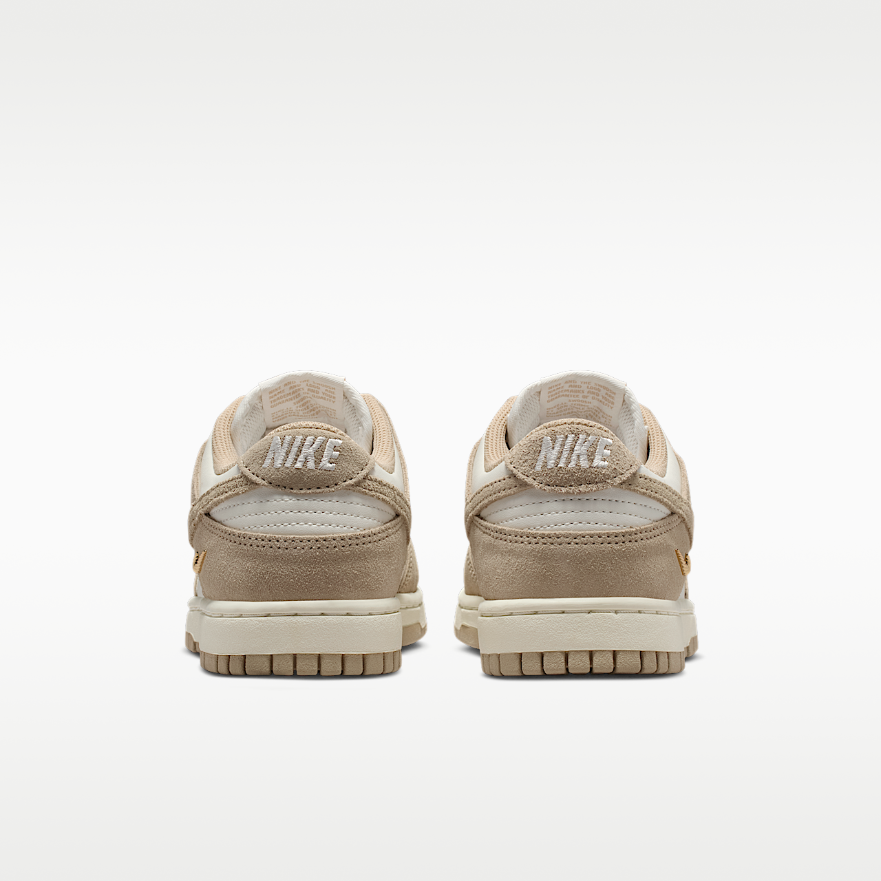 Nike Dunk Low sneaker Sail/Wit/Metallic Gold/Linen