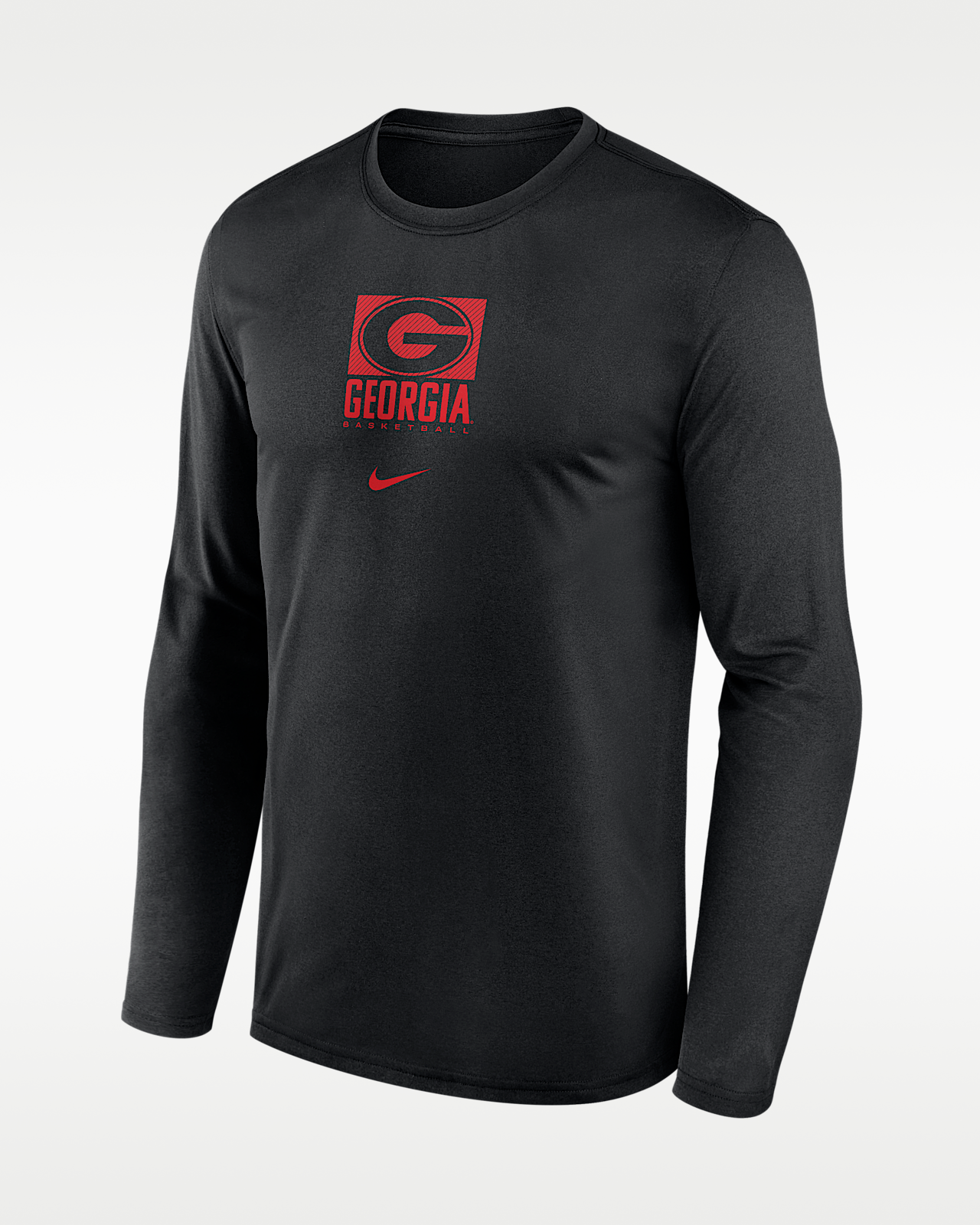 Мужская футболка Georgia Courtside Nike Dri-FIT College Long-Sleeve