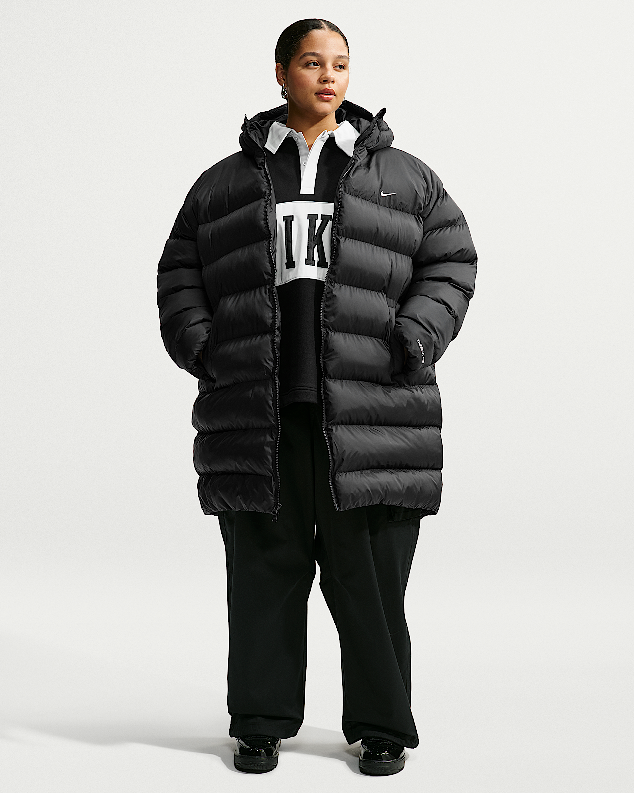 Женская парка Nike Sportswear Classic Loose Therma-FIT Hooded Parka (Plus Size)