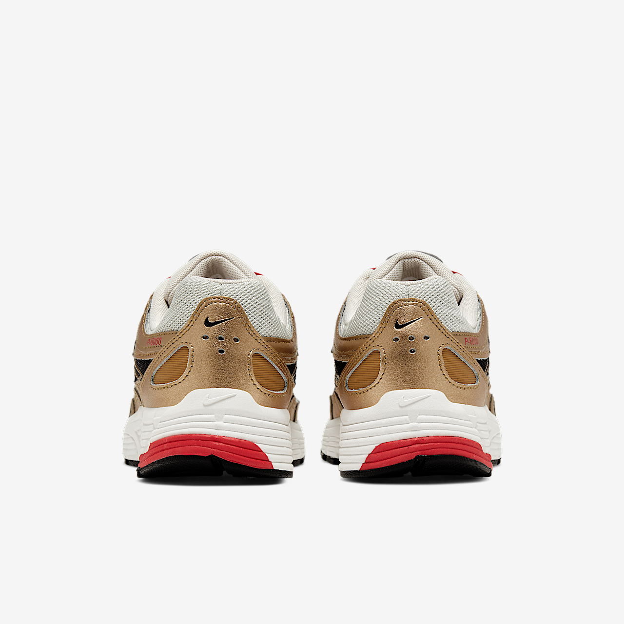 Nike P-6000 sneaker Light Bone/Metallic Gold/University Red/Summit White