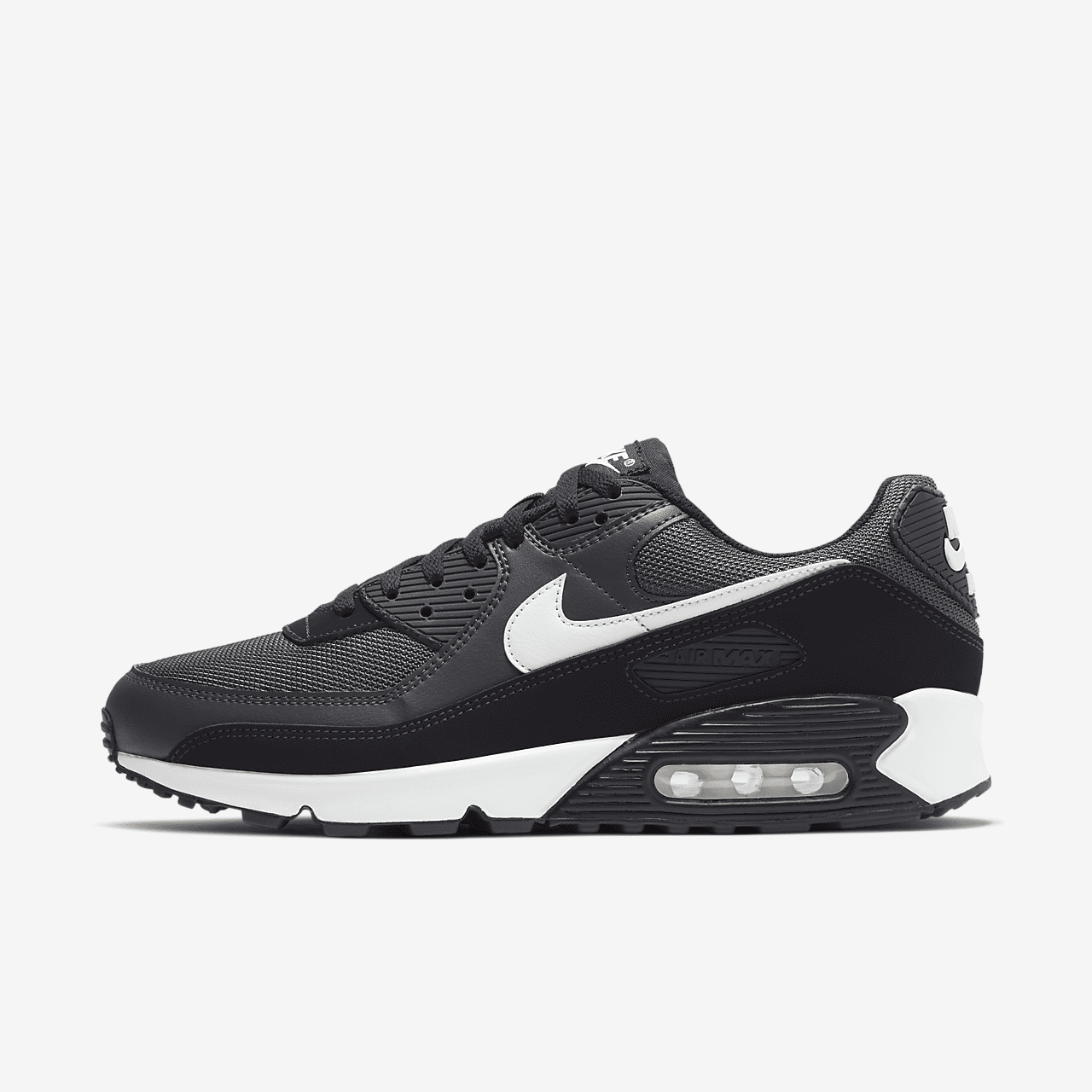 Nike Air max 90 sneaker Iron Grey/Dark Smoke Grey/Zwart/Wit