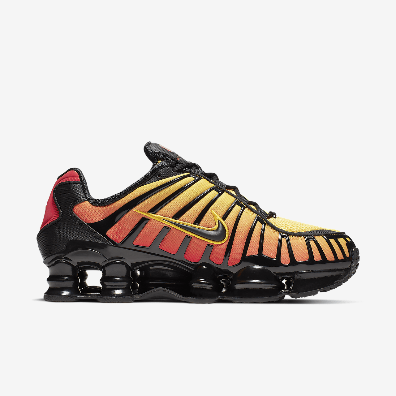 Nike Shox sneaker Zwart/Amarillo/University Red/Zwart