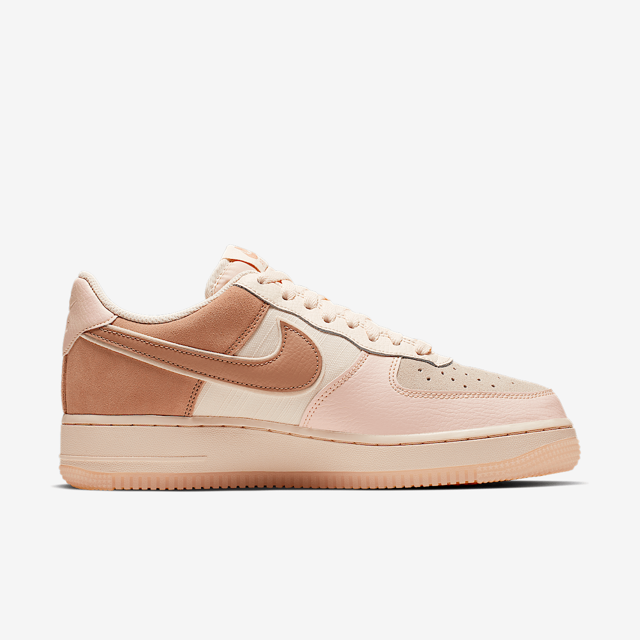 Nike Air Force 1 sneaker Washed Coral/Guava Ice/Rose Gold