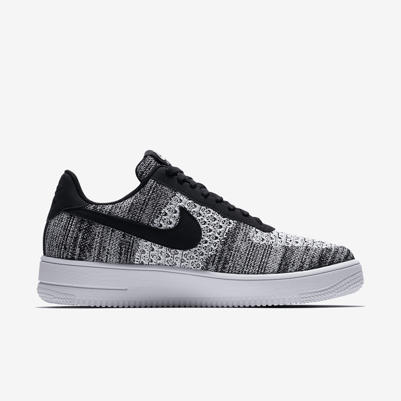 Nike Air Force 1 sneaker Zwart/Zwart/Wit/Pure Platinum