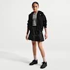 Nike Sportswear Big Kids' (Girls') Denim Pleated Skirt