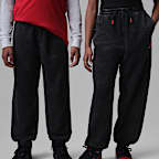 Jordan Big Kids' Acid Wash French Terry Pants