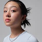 Playera de tela de punto floral para niños talla grande Jordan