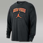 New York Knicks Essential Men's Jordan NBA Long-Sleeve T-Shirt