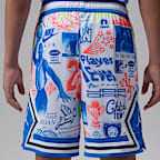 Shorts deportivos Diamond estampados MJ para niños talla grande Jordan Dri-FIT