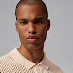 Jordan Flight rövid ujjú, kötött férfipóló