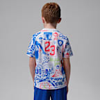 Playera con estampado Billboard para niños talla pequeña Jordan