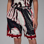 Jordan Sport Big Kids' Dri-FIT Printed Woven Diamond Shorts