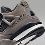 Jordan 4 Retro 'Cave Stone and Black' Younger Kids' Shoes
