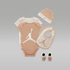 Jordan 5-Piece Core Gift Set vijfdelige boxset met rompertjes voor baby's