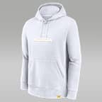 Michigan Wolverines Statement Wordmark Lockup Heavyweight Men's Jordan College Pullover Hoodie