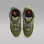 Chaussure Air Jordan 3 Retro « Medium Olive » pour ado