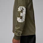 Conjunto de 2 piezas con overoles para niños talla pequeña Jordan MVP