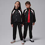 Jordan Little Kids' Colorblock 2-Piece Tricot Piping Set - Black
