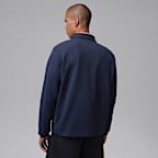 Playera de golf de manga larga con cuello de medio cierre para hombre Jordan