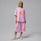 Playera de manga corta de French Terry para mujer Jordan Brooklyn Fleece