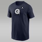 Playera universitaria marca Jordan Dri-FIT para hombre Georgetown Half Court Basketball