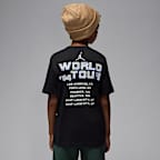 Playera con gráfico Tour para niños talla grande Jordan