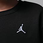 Playera de cuello redondo para niños talla pequeña Jordan Brooklyn Fleece