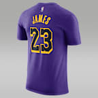 Los Angeles Lakers Statement Edition Men's Jordan NBA T-Shirt