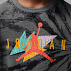 Playera tie-dye Geo para niños talla pequeña Jordan