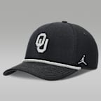 Oklahoma Sideline Rope Rise Men's Jordan Brand College Adjustable Hat