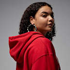 Jordan Flight Fleece Women's Cropped Satin-Lined Hoodie