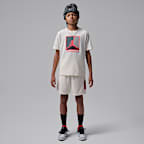 Jordan Big Kids' Brooklyn Baseline Mesh Shorts