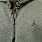 Sudadera con gorro Dri-FIT de cierre completo para hombre Jordan Sport Hoop Fleece