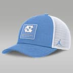 North Carolina On-Field Rise Engineered Men's Jordan Brand College Trucker Adjustable Hat - Light Blue