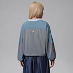 조던 브루클린 여성 우븐 긴팔 그래픽 풀오버